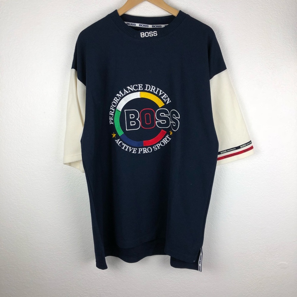 Boss Racing half sleeve pullover